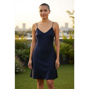 DKNYC Navy blue Slip Dress Plus Size 14W